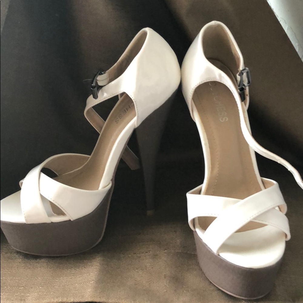 Patent leather heels